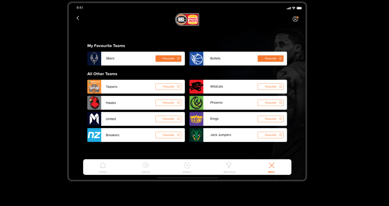 NBL App Redesign