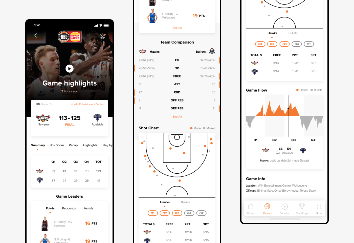 NBL App Redesign
