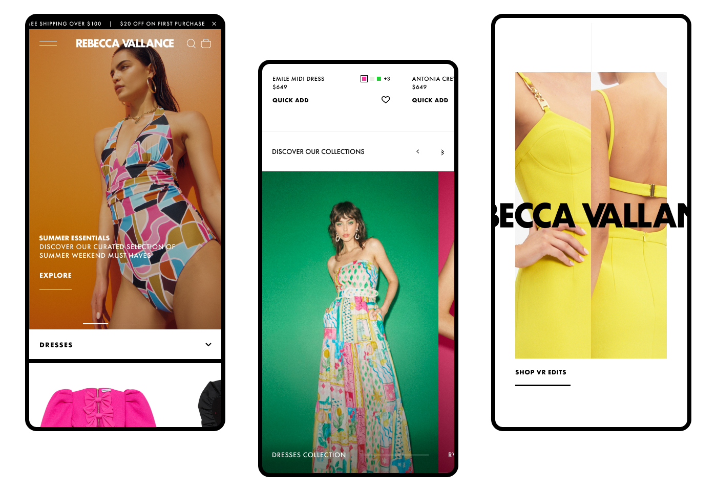 Rebecca Vallance Redesign