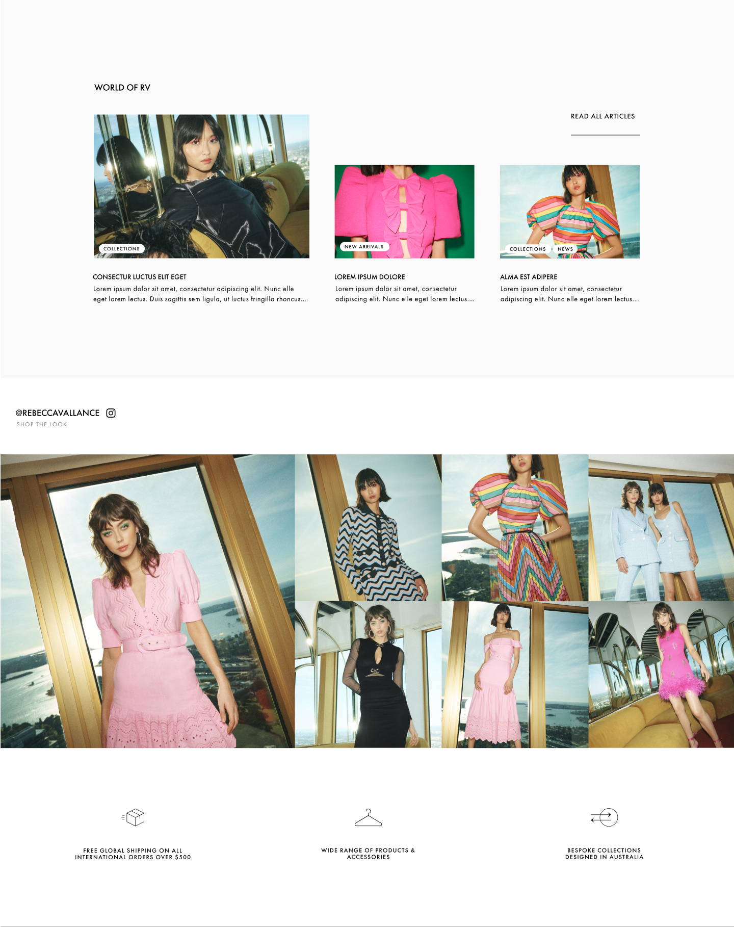 Rebecca Vallance Redesign