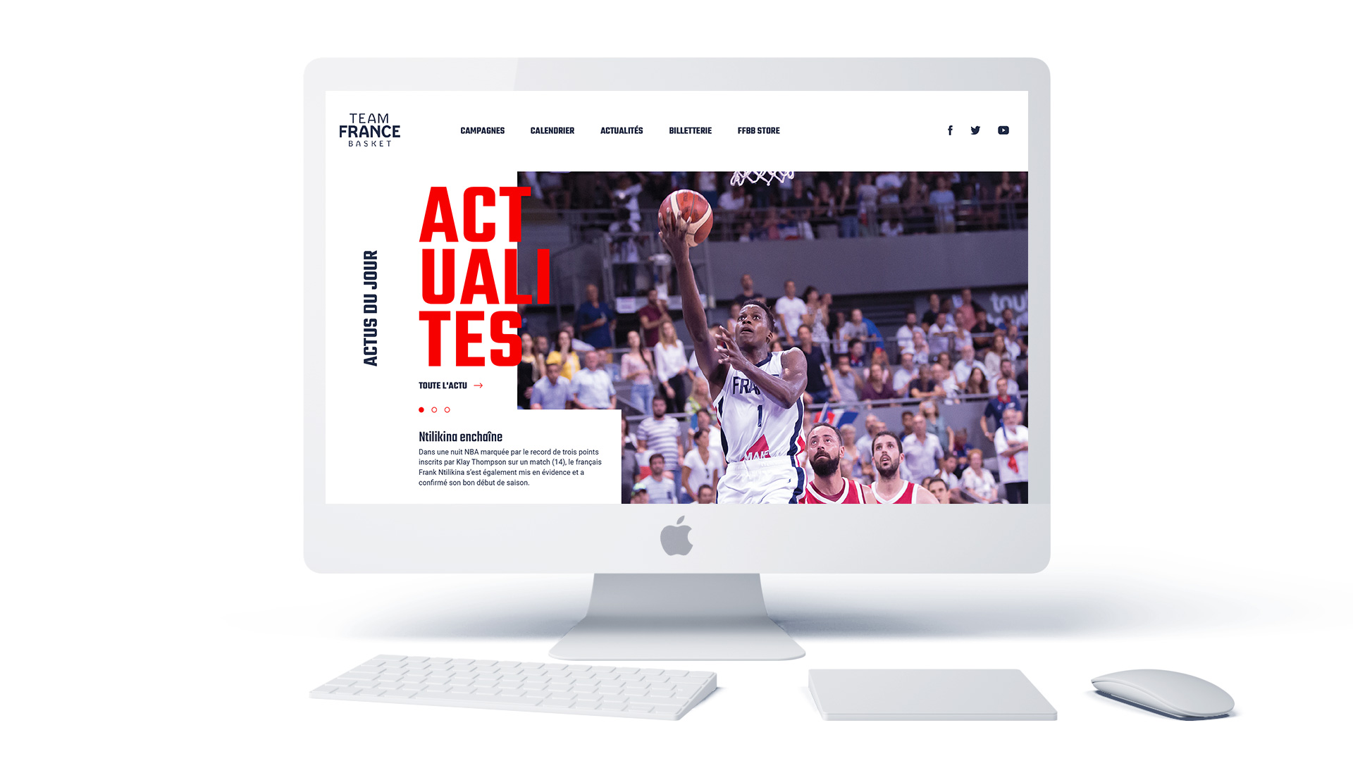 Team France Basketball Redesign