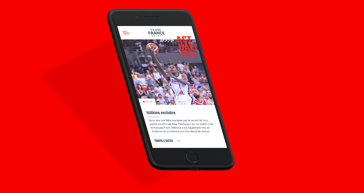 Team France Basket Redesign