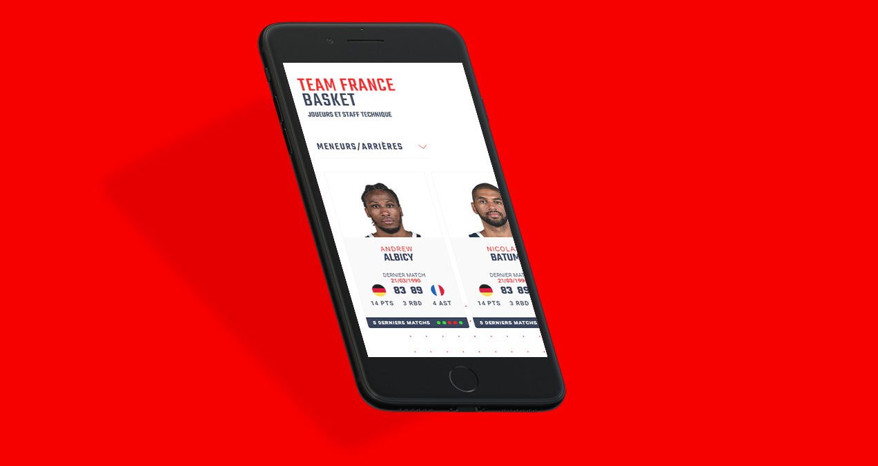 Team France Basket Redesign