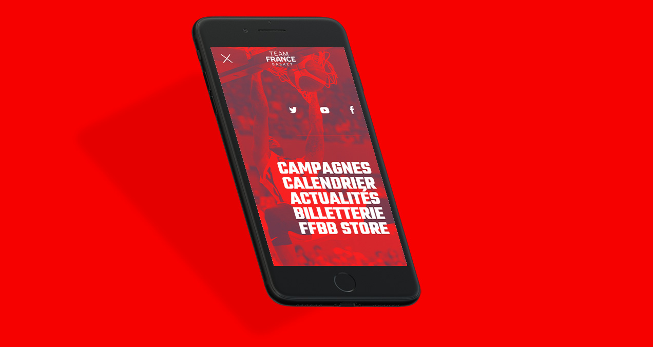 Team France Basket Redesign